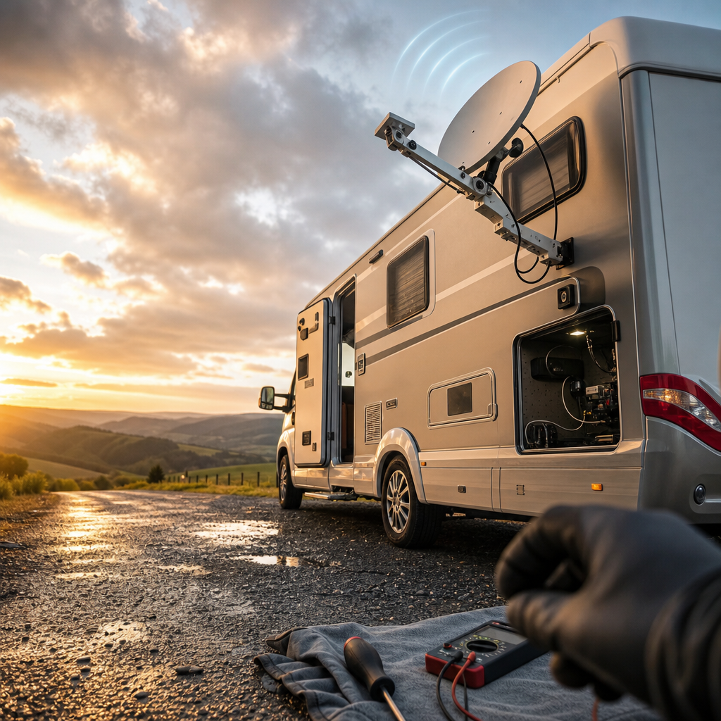 Problème parabole automatique camping-car : que faire ?